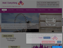 Tablet Screenshot of hold-everything.com